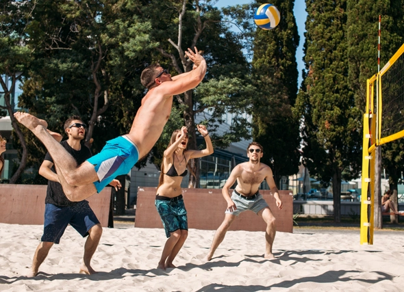volley-ball nature